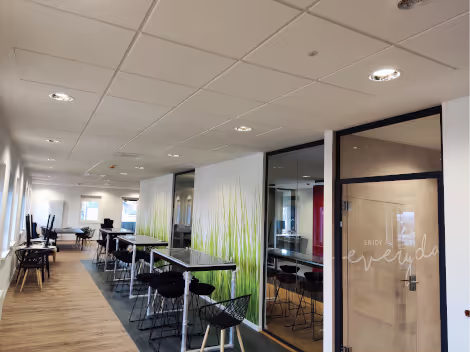 Rasterdecke in Homburg